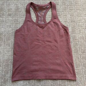 Lululemon Swiftly Tech Racerback Tank Top Women's 8 Heather Brown Run Yoga